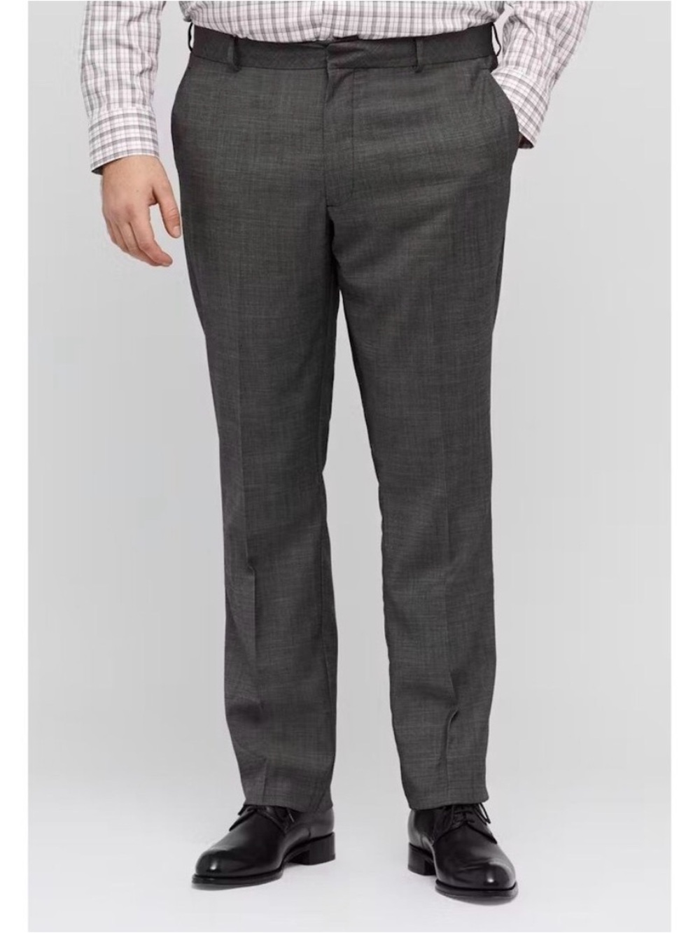 Bonobos Mens Gray Tech Italian Wool Athletic Fit Pants 34x30 Office Work